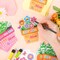 Mother’s Day Card Making Kit for Kids – 24 Sets DIY Flowerpot Greeting Cards with Envelopes, Stickers & Glue Dots, Handmade Classroom Craft Gifts for Mom (Flowerpot)